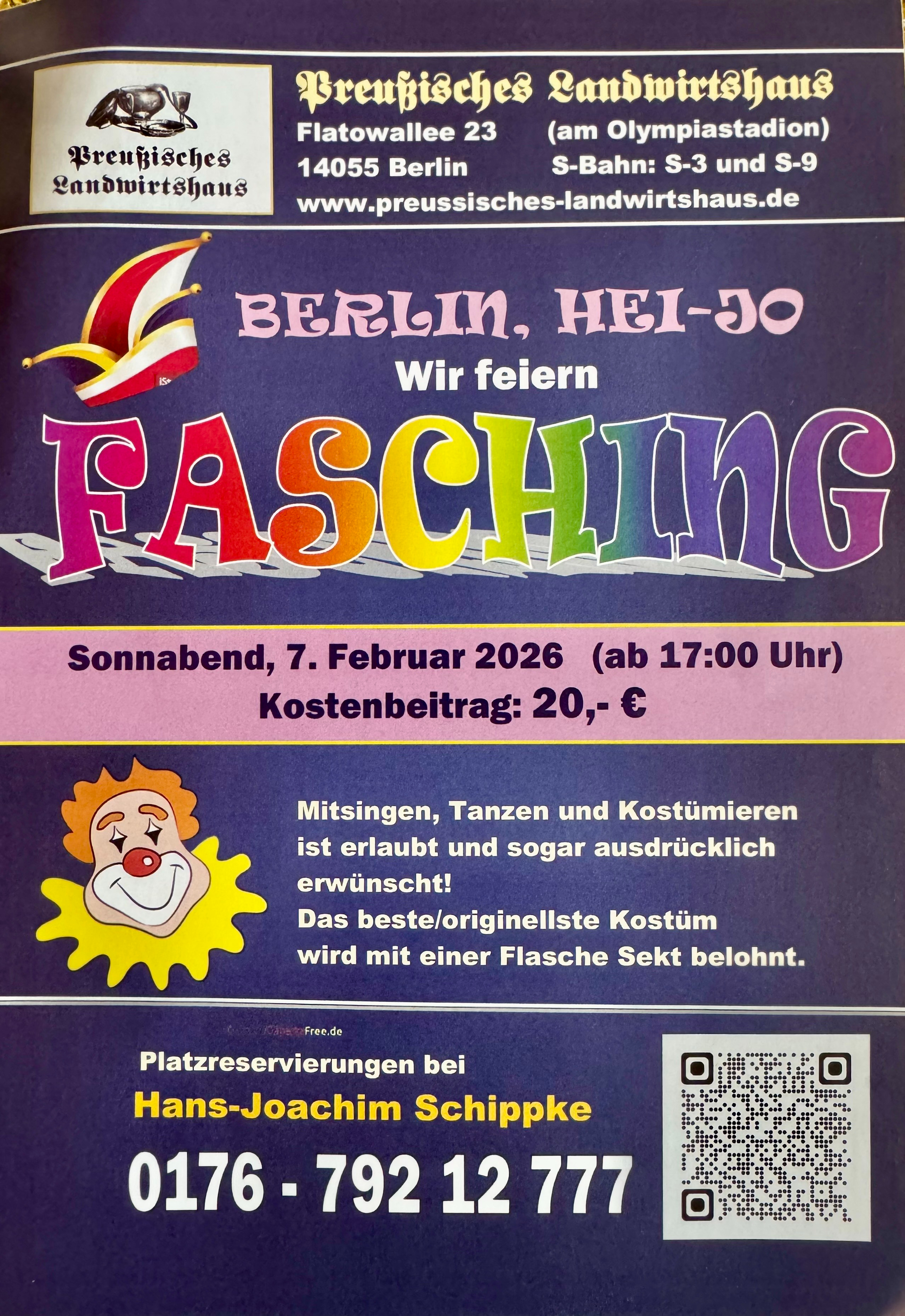 BERLIN, HEI-JO Show Flyer